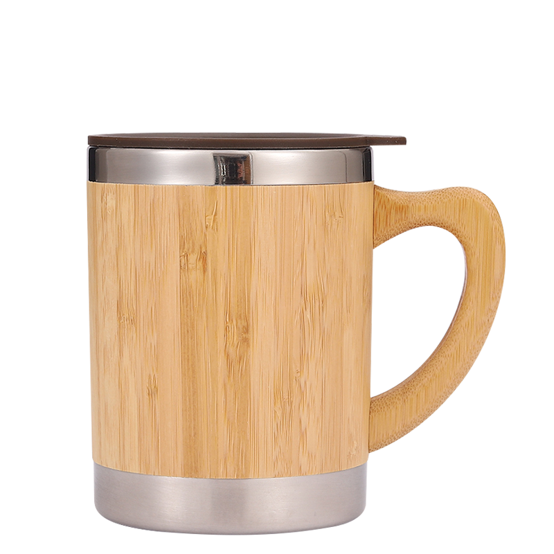 Tasse en bambou naturel 300ML Thermos en bambou