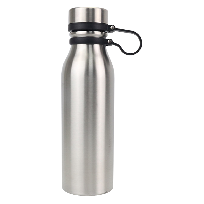 Thermos sous vide à anneau de transport en silicone sous vide double couche de 500 ml