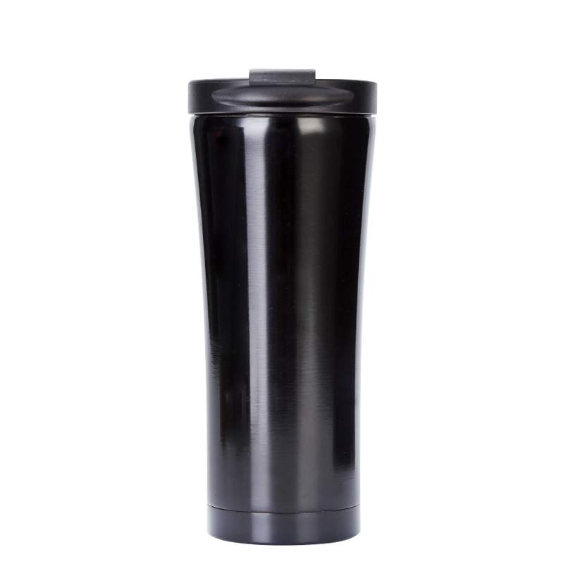 Tasse à café mince matérielle de secousse de l'acier inoxydable 500ml PP