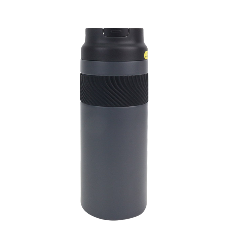 Bouteille de sport pour boissons en PP de 420 ml, anneau de transport caché, Thermos sous vide