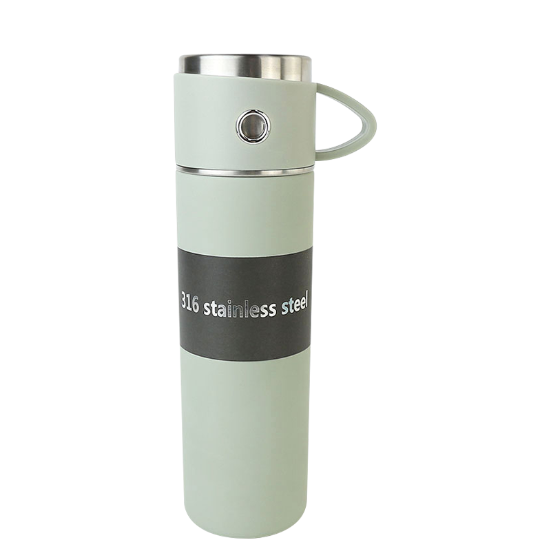 Thermos sous vide de voyage étanche à Double paroi en acier inoxydable 500 de 316 ml avec anneau de transport