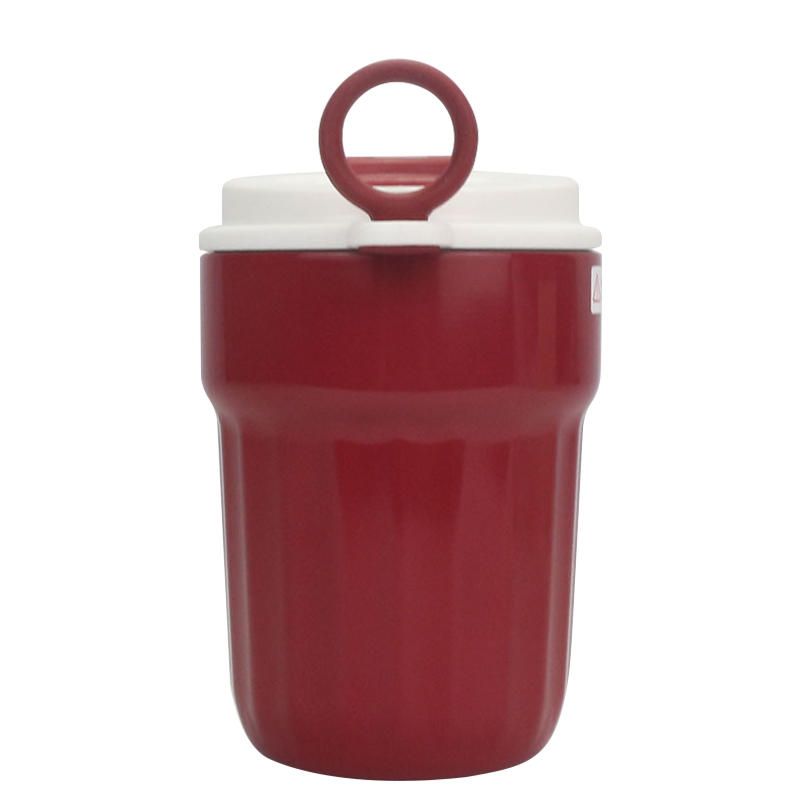 Tasse à café rabattable de gros calibre de 380 ml avec anneau de transport