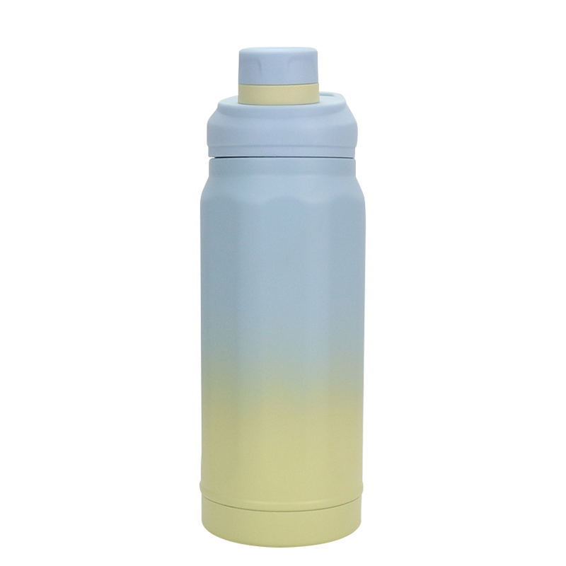 500 ml 304 Grade alimentaire en acier inoxydable Space de consommation directe de bouteille de bouteille avec poignée à main