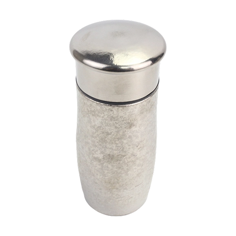 Tasse incurvée en titane de 260 ml avec passoire à thé