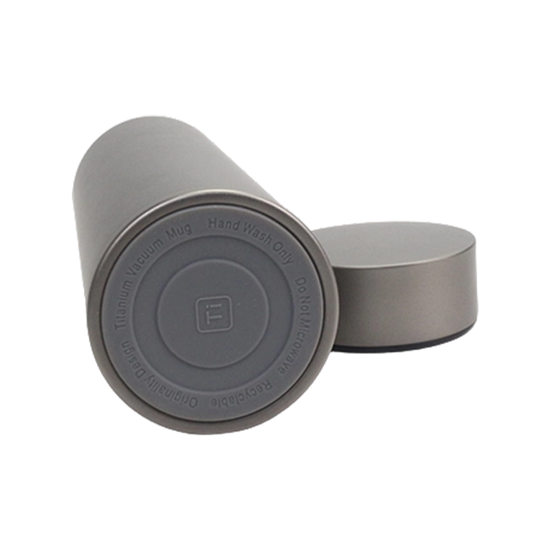 Tasse en titane thermos sous vide mat de 480 ml