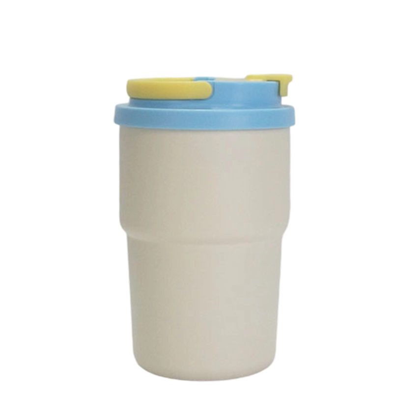 Tasse à café isolée en titane de 400 ml avec poignée en anneau