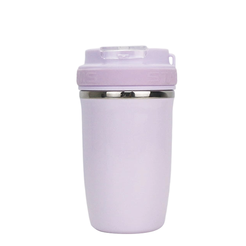 Tasse à café en acier inoxydable isolée sous vide Taro violet de 450 ml